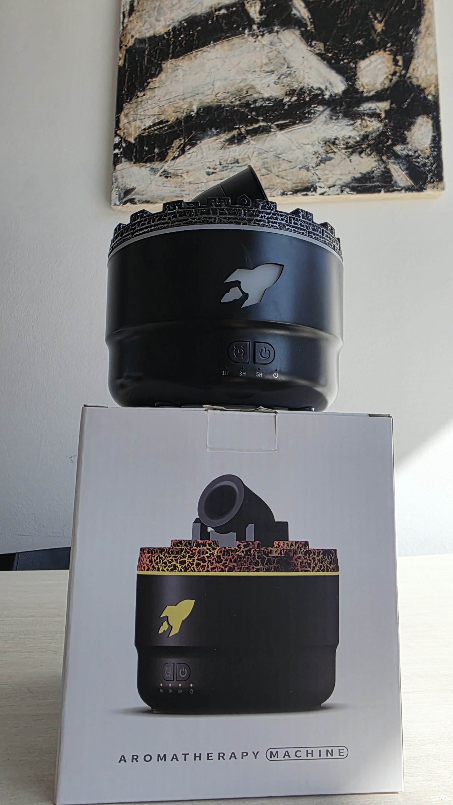 Humidificador Cañón Ultrasónico (Negro) - Imagen 2