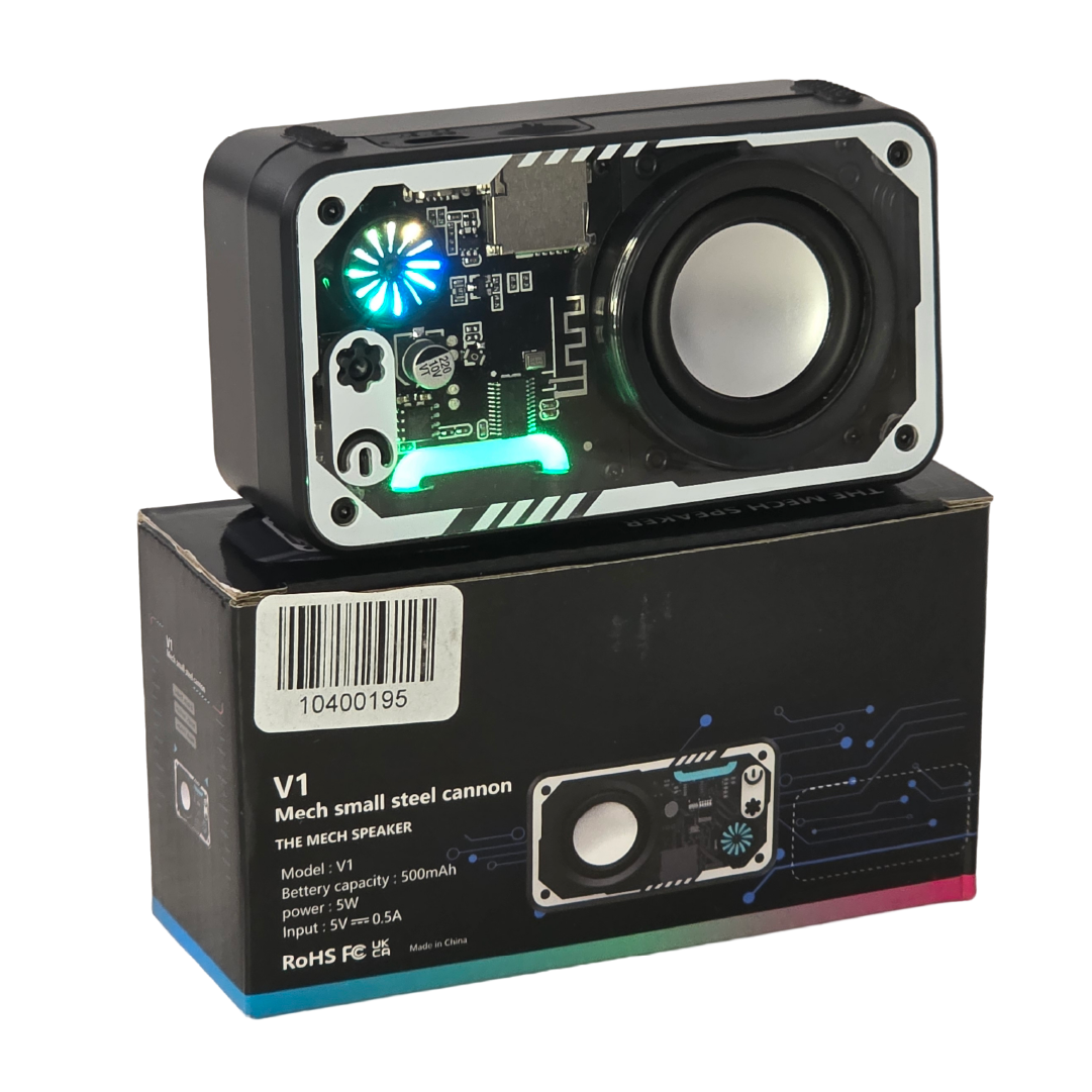 Parlante Bluetooth V1 Negro - Imagen 2